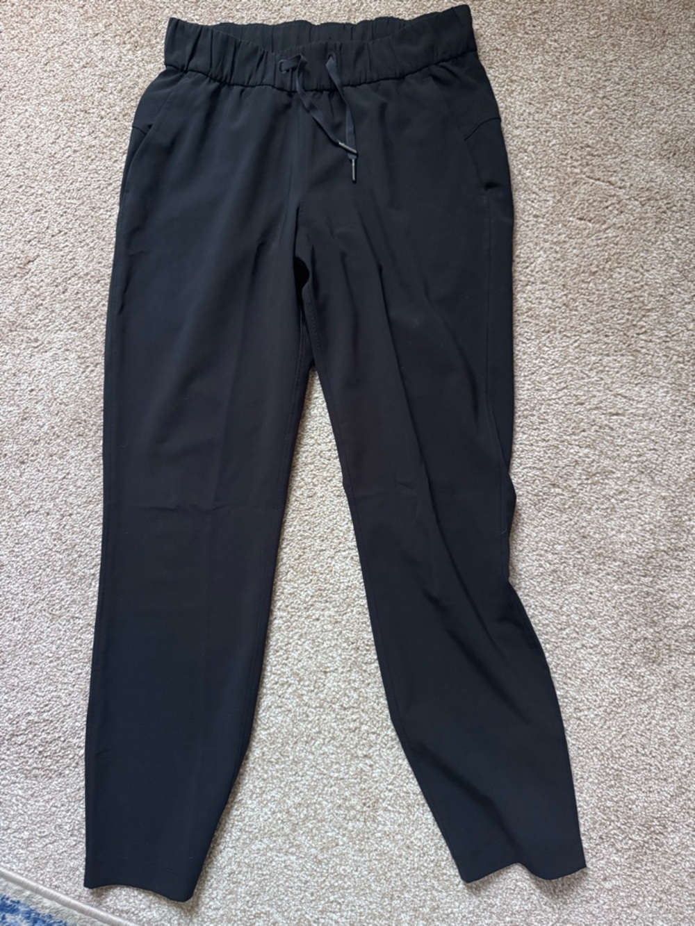lululemon athletica Women's Black Drawstring Track Pants
